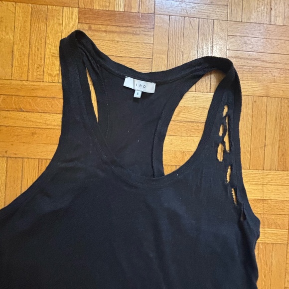 IRO linen black tank top distressed - Picture 2 of 4